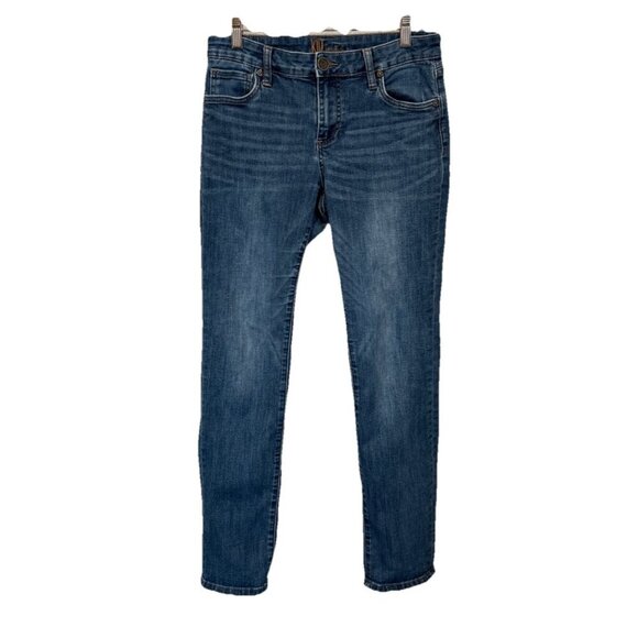 Kut From The Kloth Straight Leg Jeans Medium Wash Blue Women’s Size 4 - Picture 1 of 9